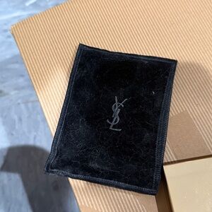 Yves Saint Laurent Black Velvet Pouch
